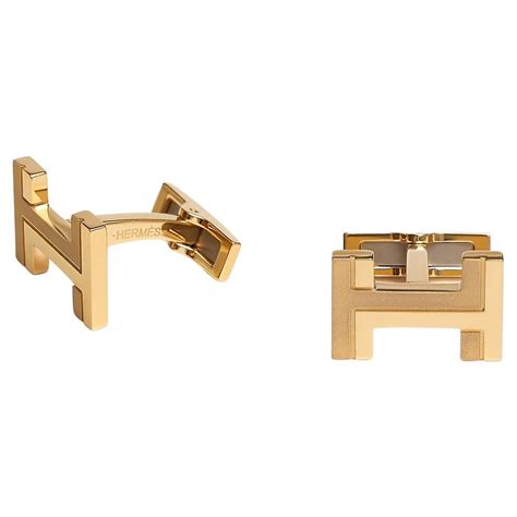 hermes cufflinks h|hermes cufflinks gold and red.